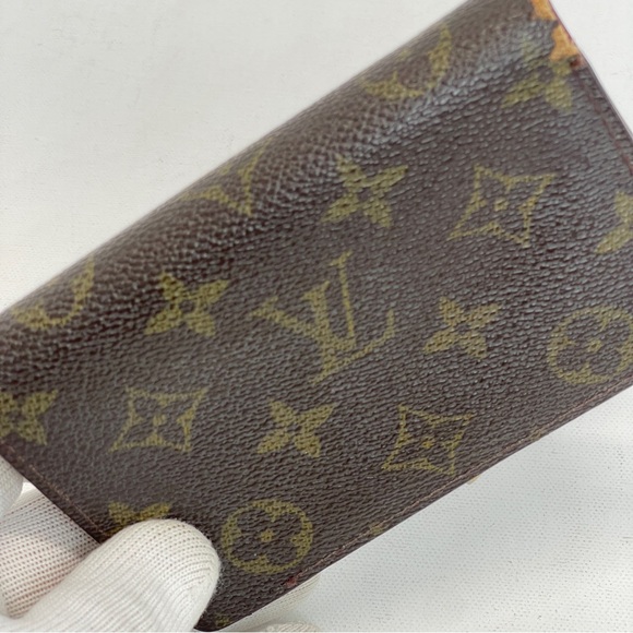 LOUIS VUITTON Monogram Porte Monnaie Viennois Bifold KissLock Wallet Authentic - Picture 5 of 14
